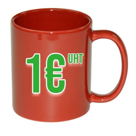 Mug pour transfert laser ou impression UV | Rouge