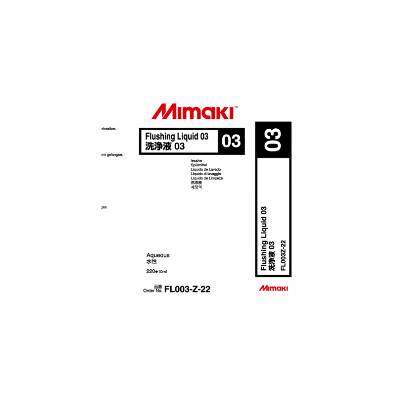 Liquide de nettoyage pour encre Mimaki Ac400, DD400, LX100, LX101, Rc400, Rc500, Sb410, Sb420, Sb52, Sb53, Sb54, Sb60