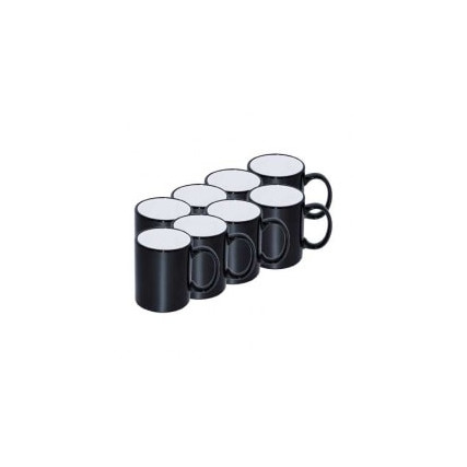 Mugs magiques noirs sublimables | 36 pièces