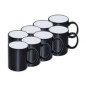 Mugs magiques noirs sublimables | 36 pièces