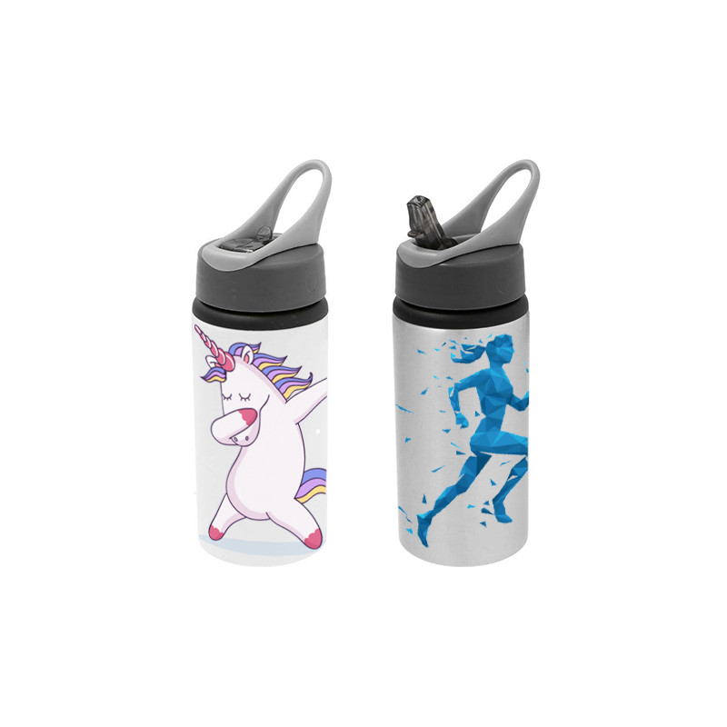 Gourde avec bec | Blanche ou argent | 500 ml