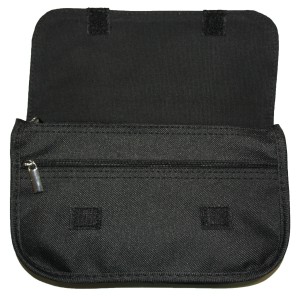 Trousse à stylo noire sublimable en nylon | 10 pièces