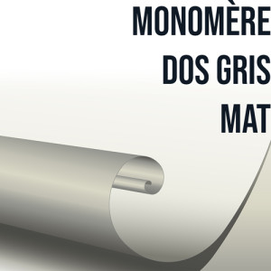 Vinyle Monomère Dos Gris Mat