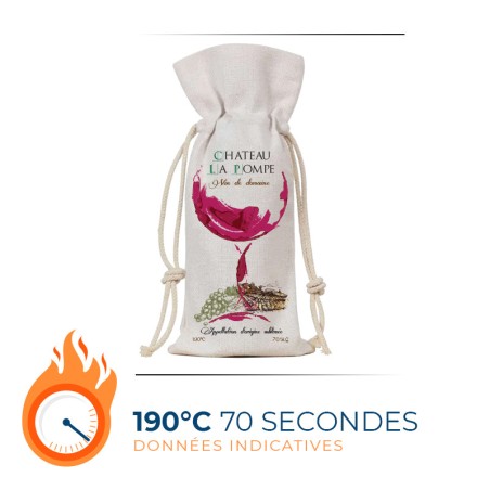 Poche cadeau pour bouteille | 10 unités