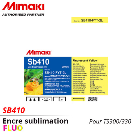 Encres Mimaki SB410 | Poches 2 L