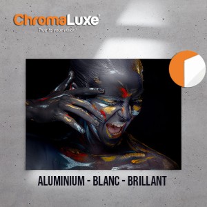10 plaques Aluminium Blanc Brillant