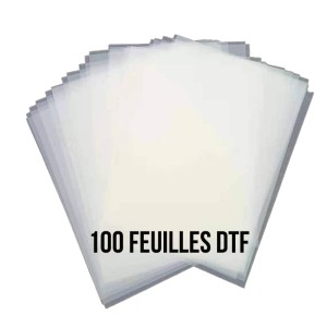 Film transfert DTF | Pelage à chaud | Format A3 - 100 Feuilles