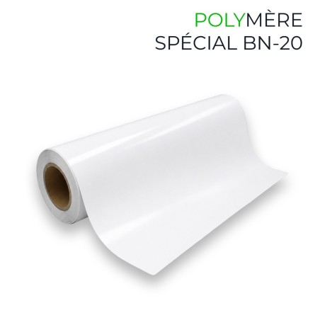 Vinyle Polymère | Blanc Brillant | Dos Blanc [Prix|Moins cher] Achat & Devis, disponible !