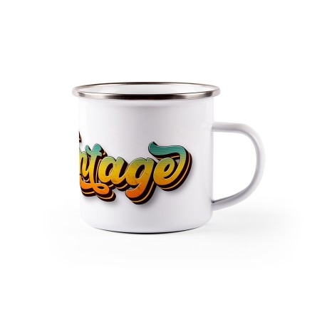 Mugs émaillés blancs sublimables | Carton de 48 pièces [Prix|Moins cher] Achat & Devis, disponible !