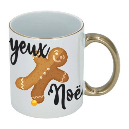 Mug Blanc | Anse et contour OR | Lot de 36 unités