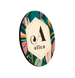 Sous-verre sublimable rond en bois avec dos liège | Ø 9,5 cm [Prix|Moins cher] Achat & Devis, disponible !