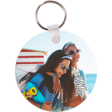 Porte-clés sublimation rond en fibre de verre | Ø 6 cm | UNI5521 [Prix|Moins cher] Achat & Devis, disponible !