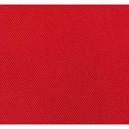 Tissu Koter rouge - Serge colle 75cm/large