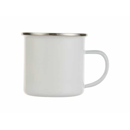Mugs émaillés blancs sublimables | 48 pièces